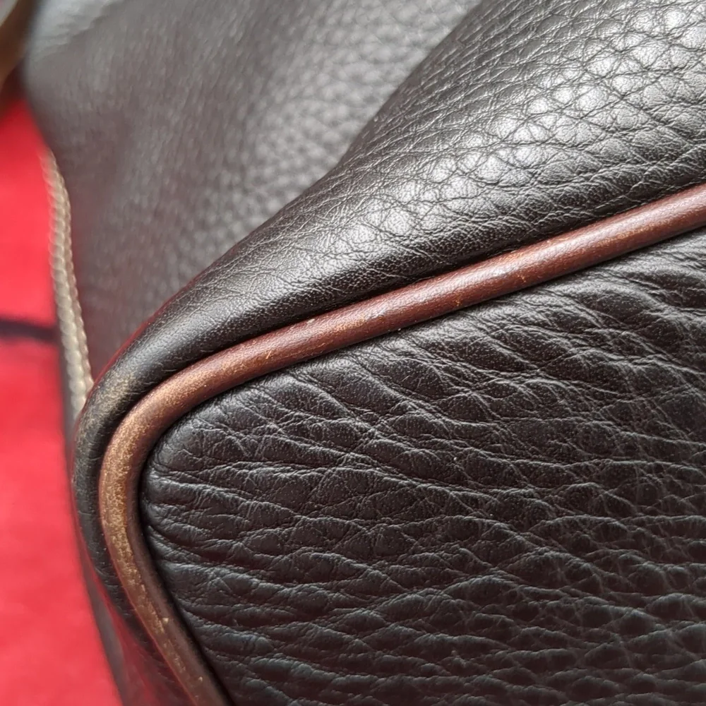 DOONEY & BOURKE 1975 EAST WEST HOBO SHOULDER BAG BLACK